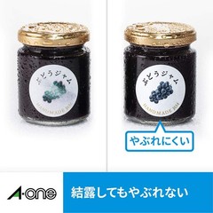 A-one Label Stickers, Inkjet, Matte Paper, 40-sided Oval, 20 Sheets, 624402E