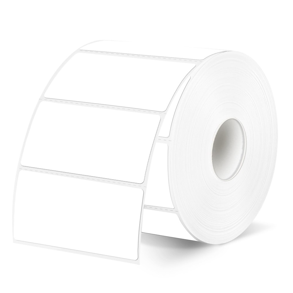 300 Pcs 2×1 Inch Self Adhesive Thermal Sticker Labels for Barcode Name Address