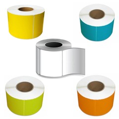 Color Thermal Transfer Labels 4″ x 6″ Roll Perforated Select Your Color & Pack