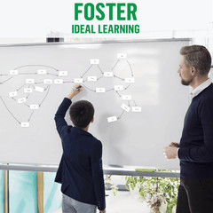 100 Pack Dry Erase Magnetic Labels 2×4 in Magnetic Name Tags for Classroom