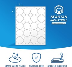 2000 Customizable 2-Inch Round Labels – Perfect for Pricing & Personalization