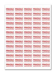 650 – FRAGILE – Handle With Care Labels Small Stickers