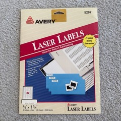 Avery Mailing & Address Labels Mixed Lot Partial Packs Used