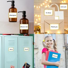 2″ x 3″ 200 PCS Name Labels, Waterproof Blank Name Tag Stickers with Permanen…