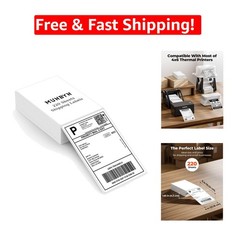 Effortless Peeling 220 Pack of 4×6 Thermal Mailing Labels for Shipping Success