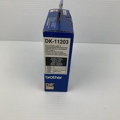 Genuine Brother DK-11203 Black On White Label Roll 17mm X 87mm New