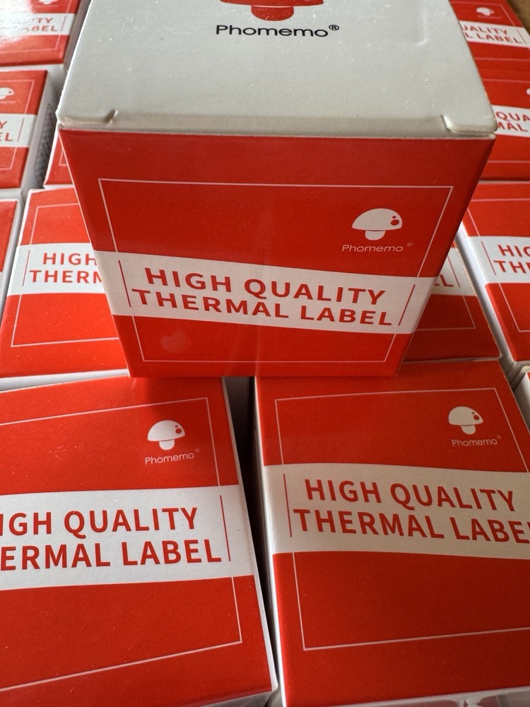 40 Rolls 40x30mm White Self-Adhesive Thermal Label for Phomemo M110 M220 Printer