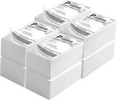 20 Fanfold 4 x 6 Direct Thermal Labels White Perforated Shipping Labels
