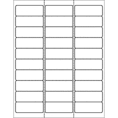 30000 Laser/Ink Jet Labels 30up Address Compatible with #5260 Templates