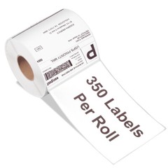 350 Labels/Roll 4″ x 6″ Thermal Label Self Adhesive Blank Label Paper for Zebra