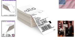 Direct Thermal Shipping Labels 4×6 Pack of 500 Fanfold Perforated Adhesive