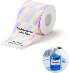 M2/M3 Thermal Transfer Labels 1.97″ X 1.18″ (50X30Mm), Only for M2/M3 Label Make