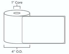 20 Rolls label 4×6 Direct Thermal Shipping 5000 labels Zebra Eltron ZP450 2844