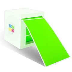 Color Coding Labels, 250 Count, 3X5 Inch Rectangle, Fluorescent Green