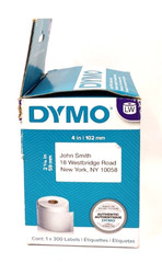 DYMO 30256 White Shipping Labels 300 Count NEW Open Box