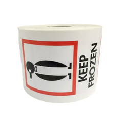 Shipping Labels 4×4 Keep Frozen 500 labels per roll 1-12 Rolls