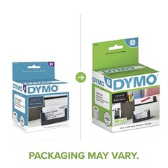 DYMO Business Card Labels 2″ x 3-1/2″ White 300 Labels Roll Model 30374
