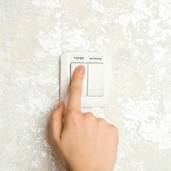 650PCS Light Switch Labels Stickers Transparent Waterproof Electrical Switch
