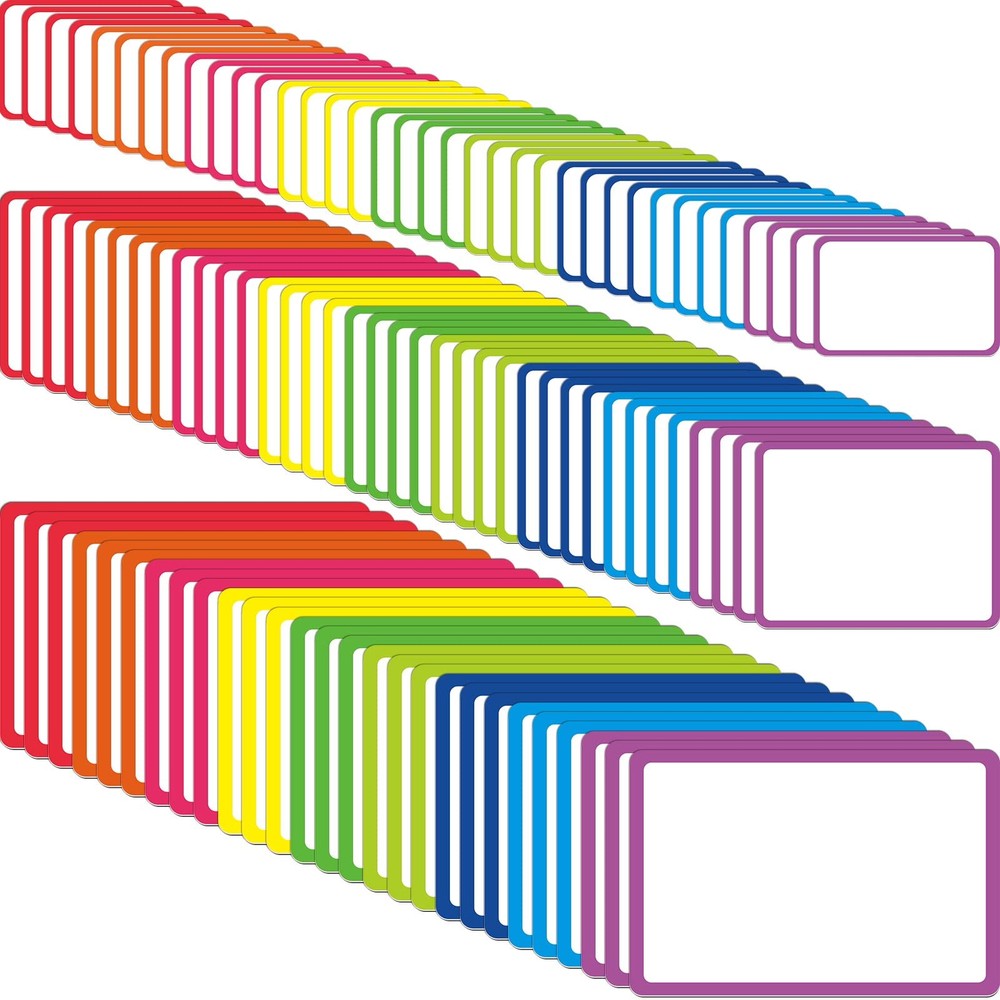 99 Pcs Magnetic Dry Erase Labels Reusable Name Magnets for Whiteboard 3 Sizes…