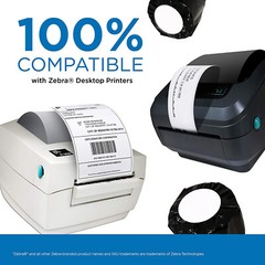 40ROLL 4″X6″ 250P/R Direct Thermal Shipping Label for Zebra LP2824 ZP450 ZP505
