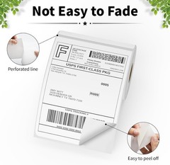 Efficient 4″ x 6″ Perforated Thermal Labels – 250 Count for Easy Shipping