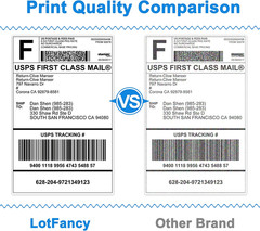 4X6 Thermal Labels Compatible with DYMO 4XL Labelwriter 1744907, 2 Rol