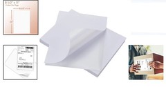 Full Sheet Shipping Labels 8.5×11 Blank White Sticker Paper 500 Sheets for La…