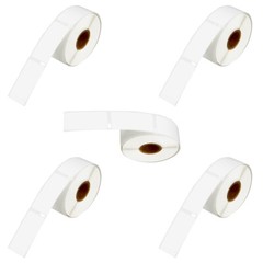 5Rolls PriceTag 400 Label Rat-Tail Style for DYMO LabelWriter 30373 7/8″x15/16″
