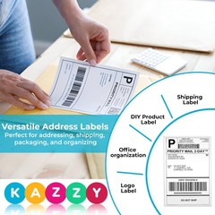 4×6 shipping labels for Inkjet Printer & Laser Printer | Rectangle Printable …
