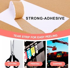 250-1000 Labels 2″ x 4″ White Self Adhesive Mailing Postage Shipping Labels US
