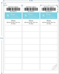 Address Labels 1″ X 2-5/8″ – 900 Stickers for Laser/Inkjets – 30 Sheets