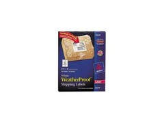 Avery WeatherProof Mailing Labels, TrueBlock Technology, Permanent Adhesive, 3-1