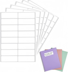 Removable Waterproof Labels for Bottles -320PCS 0.62 X 2.35 Inch Organizing