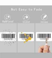 2.25×1.25″ Thermal Labels for Rollo & Zebra Printers, 4 Rolls, White