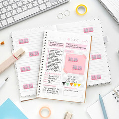 500 Pcs 2026 Year Stickers, 3/4X1-1/2 Inch 2026 File Folder Stickers, 2026 Pink