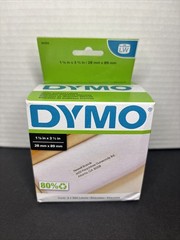 DYMO AUTHENTIC LW WHITE MAILING ADDRESS LABELS LABELS 2ROLLS OF 350 (700 TOTAL)