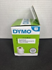 DYMO AUTHENTIC LW WHITE MAILING ADDRESS LABELS LABELS 2ROLLS OF 350 (700 TOTAL)