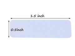 336 Packs Name Label Stickers White Rectangle Self Adhesive File Folders Labe…
