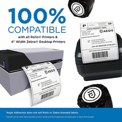 – Compatible Direct Thermal Labels Replacement for DYMO 1744907 (4″ X 6″) Shippi