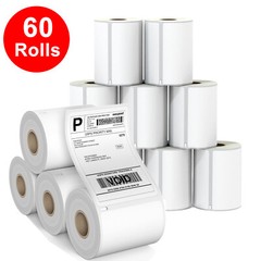 60 Rolls Direct Thermal Shipping Postage Labels 4×6 1744907 Compatible DYMO 4XL