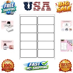 10-UP Address Labels,/Address Mailing Labels 500 Sheets Shipping Sticker Labe…