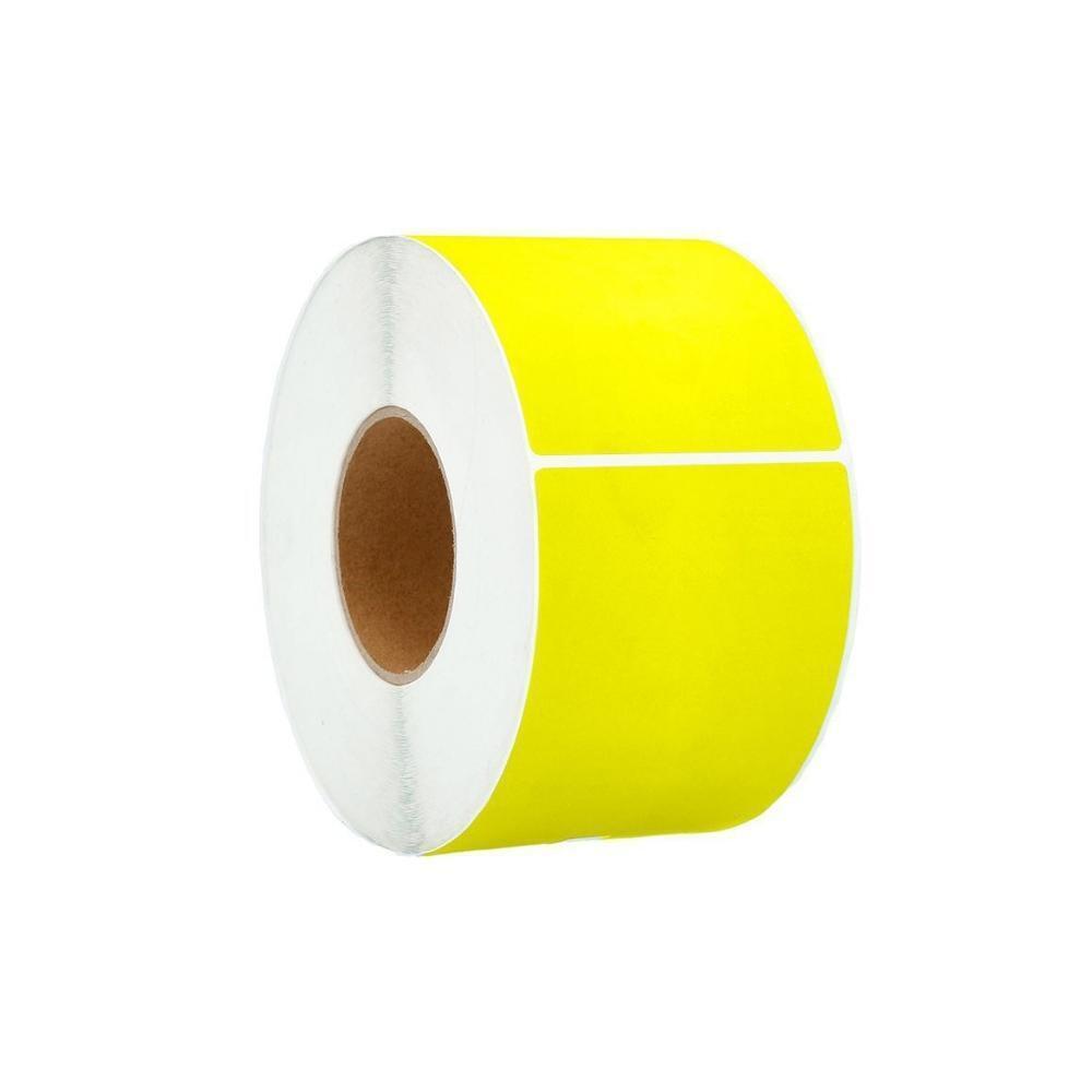 300 Rolls – 4″ x 6″ Thermal Transfer Shipping Labels Yellow 1000/RL for Shipping
