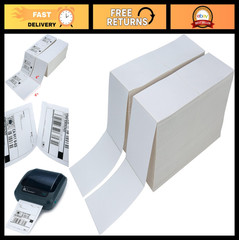 4000 Thermal Shipping Labels 4×6 Fanfold – Direct Thermal Printer Compatible, St