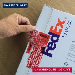 50pcs 35x120mm Red 100% Total Transfer Tamper Proof Security Void Stickers | Ins