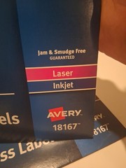 2 Pack Avery 18167 Easy Peel White Return Address Labels Laser Inkjet 1600 Total