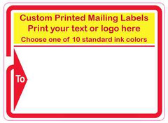 Mailing Labels, 2000 Printed Custom Business Shipping Stickers, 3″ x 4″, 1 color