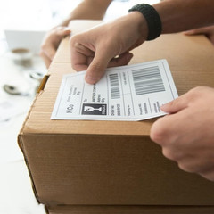 4X6 Inch Direct Thermal Labels for Barcodes, Address, Compatible with Rollo Labe
