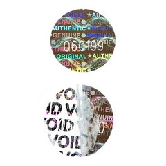 High Security Tamper Evident Hologram Stickers w/ Serial Numbers (180)