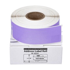 DYMO LW 30252 LAVENDER Address Labels for LabelWriter – 1 Roll of 350