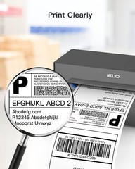 Nelko Genuine 4×6 Direct Thermal Shipping Label (Pack of 500 4×6_500P, White